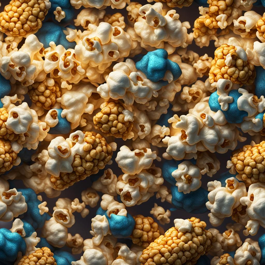 Detailed Popcorn Fantasy Concept Art