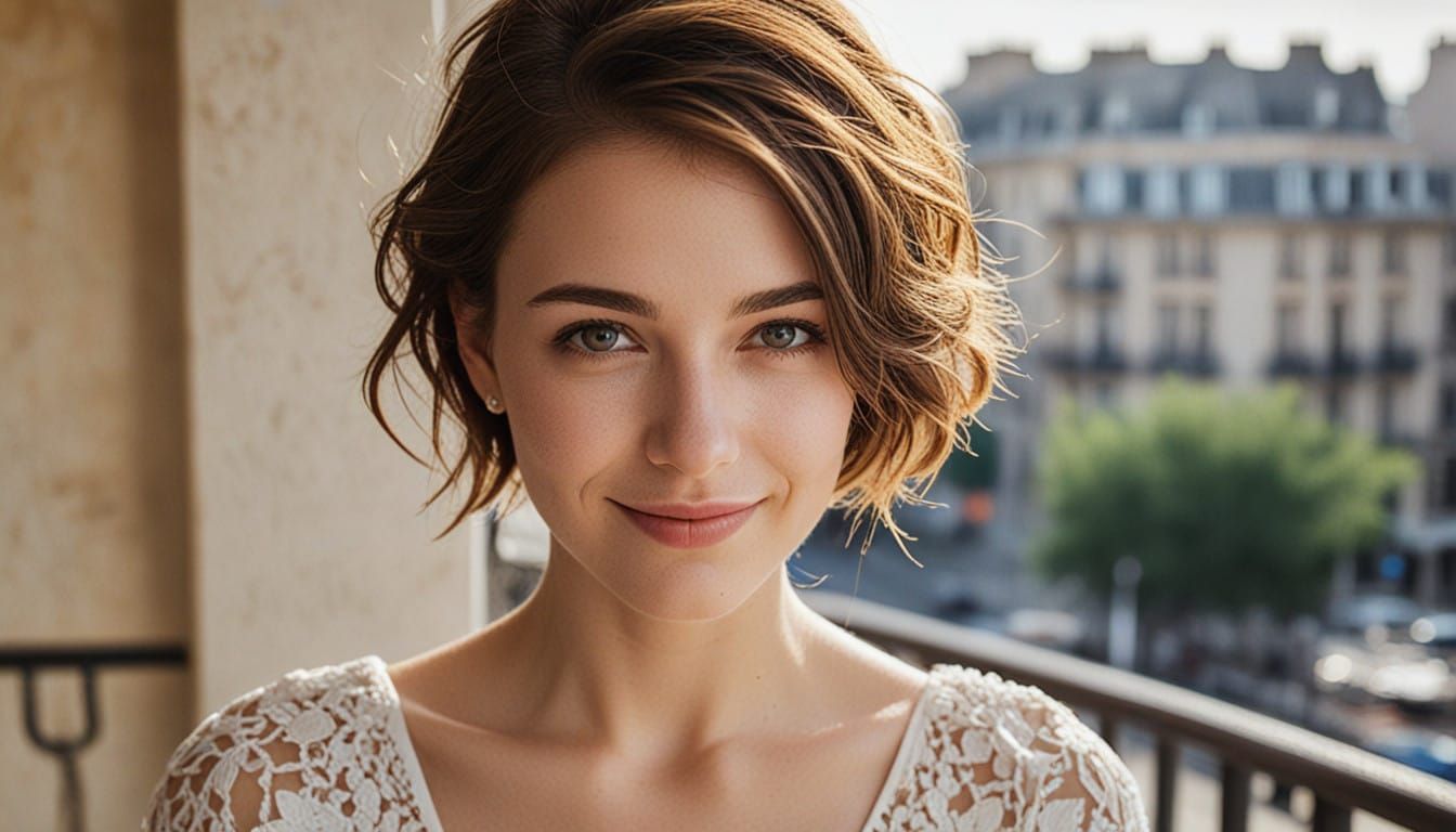 Luxurious French Beauty in Sunlit Splendor