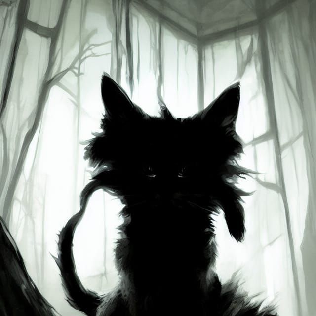 Hyperdetailed Horror Cat Portrait in Unreal Engine 5