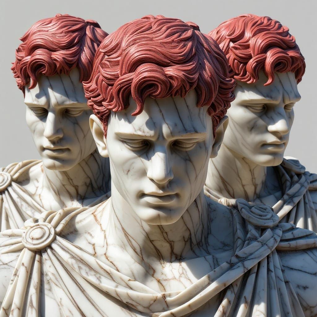 Man with Repeating Expressions