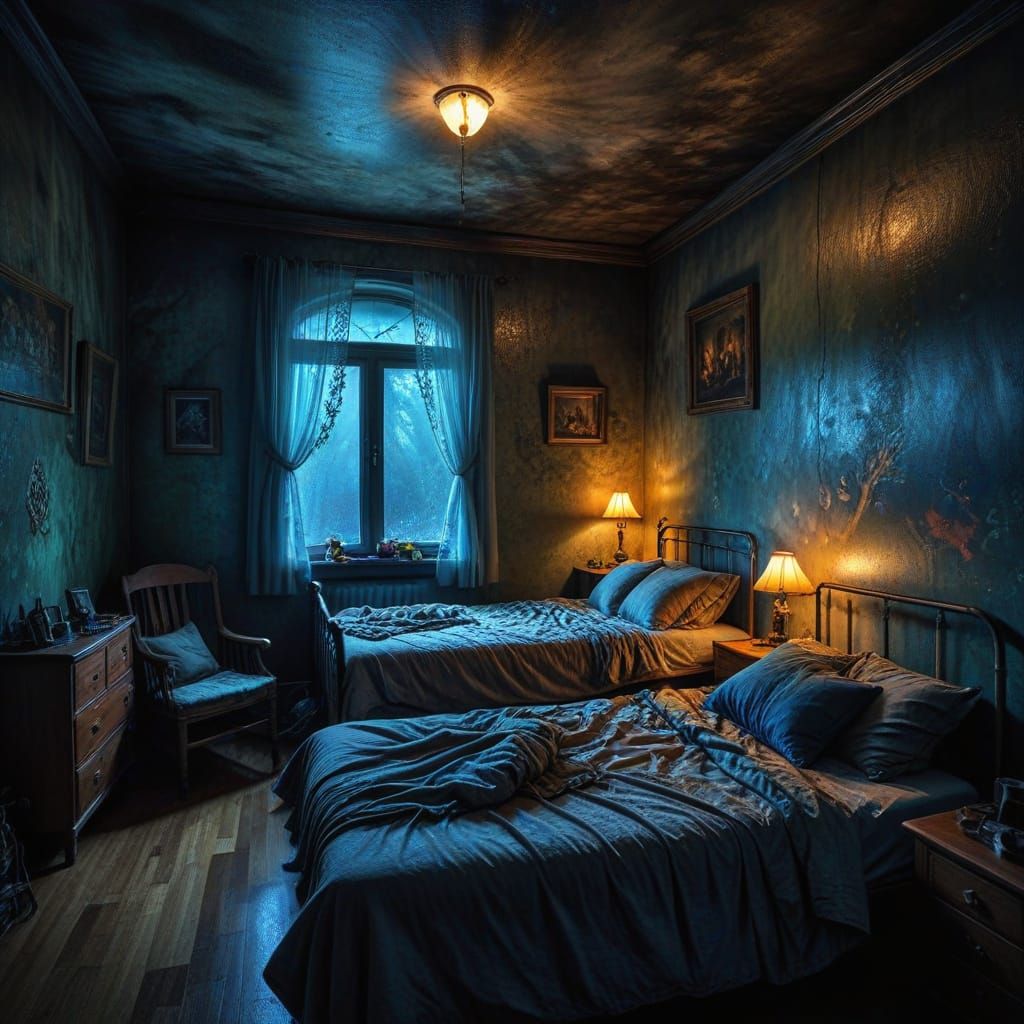 Dreams and Nightmares Collide in Vibrant, Dynamic Art