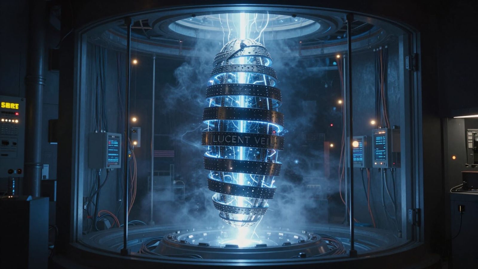 Mysterious Glowing Relic in Underground Vault