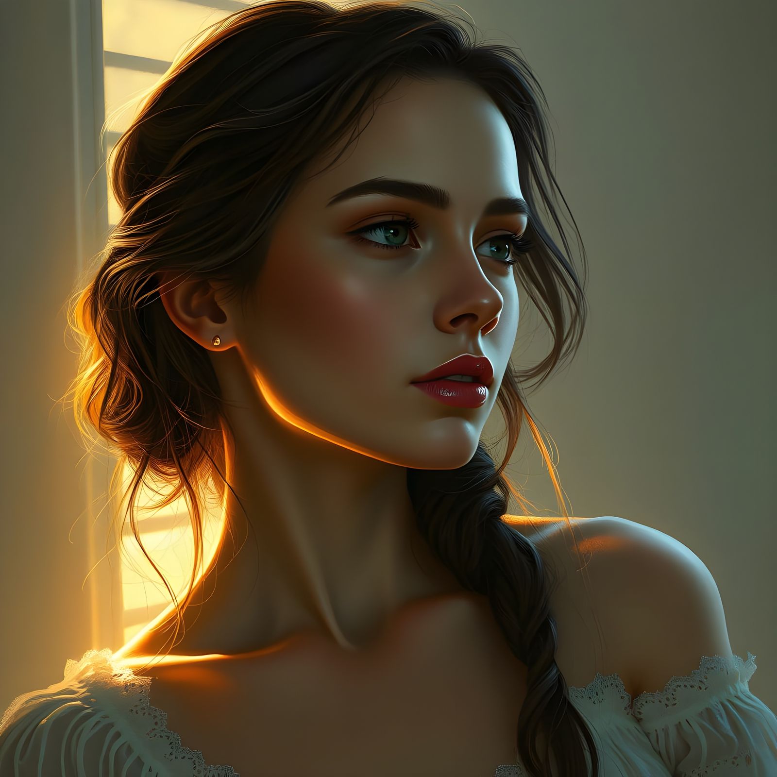 Ethereal Beauty in Digital Art