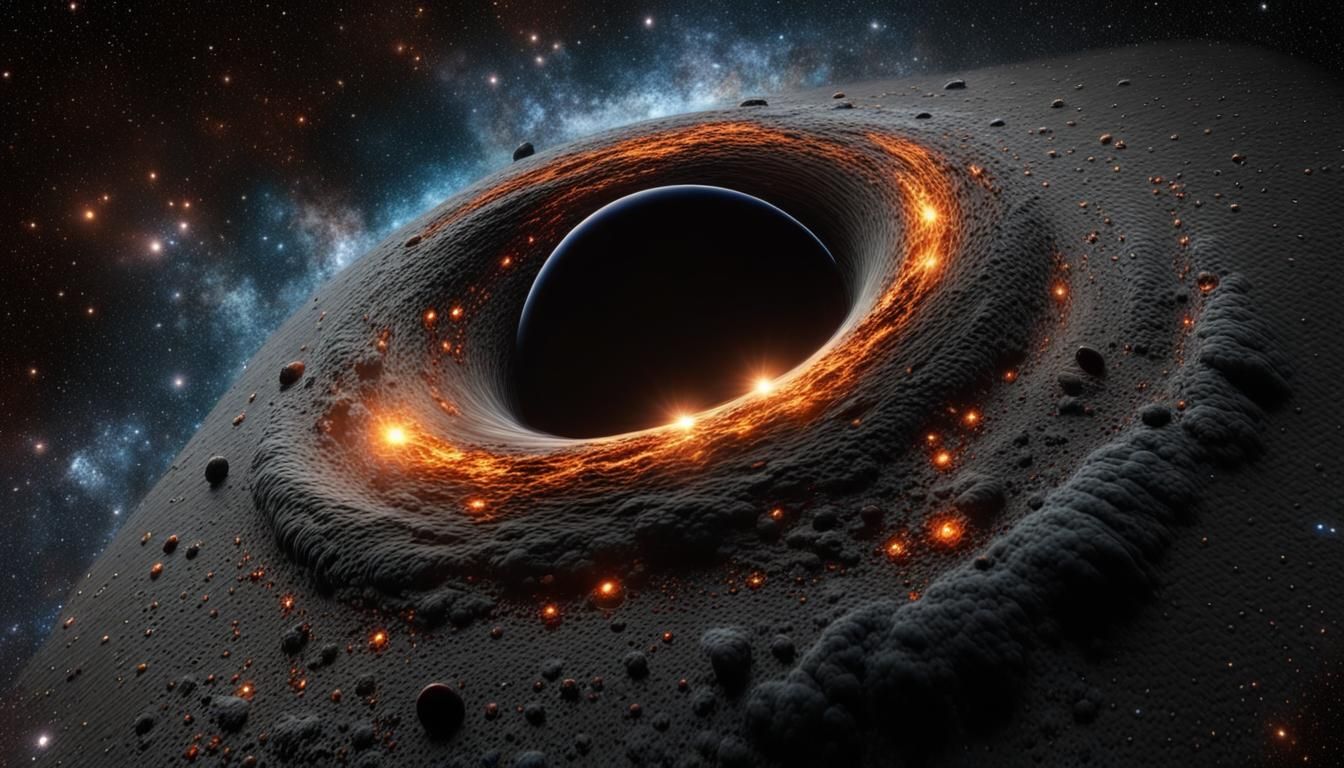 Cosmic Black Hole: A Hyperrealistic Quantum Odyssey