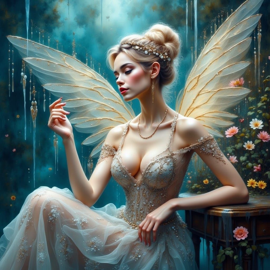 Phenomenal Feminine Portrait in Detailed Matte Style