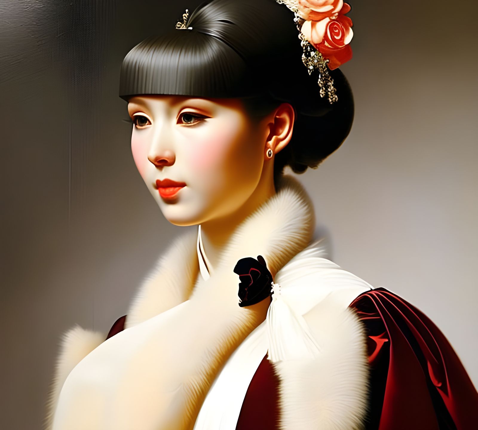 Ethereal Portrait in Hyperreal Style