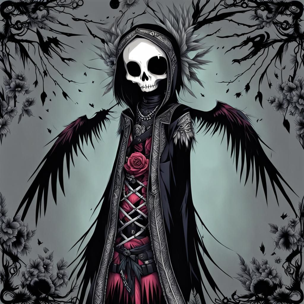 Anime Emo Angel of Death