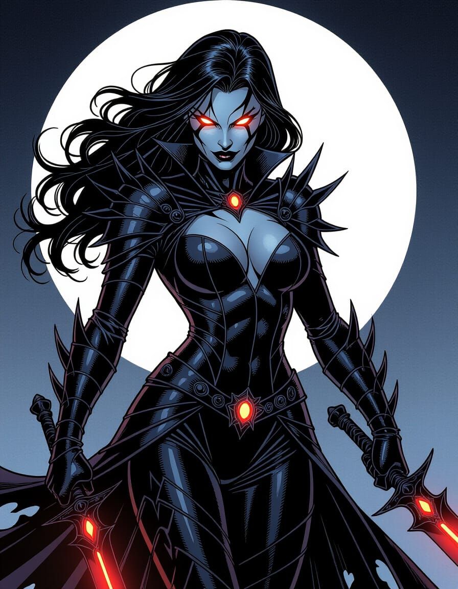 The Ravager Nightfall Villainess with Shadow Blades