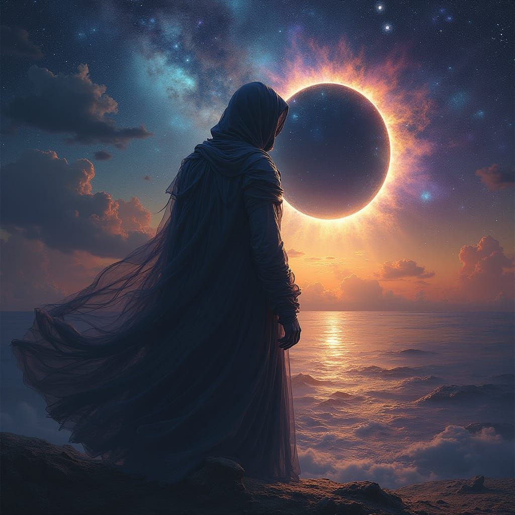 Cosmic Figure in Twilight Pleads to Halt Eclipse