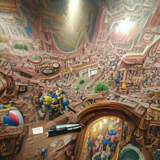 Terrible Place: Detailed Digital Painting