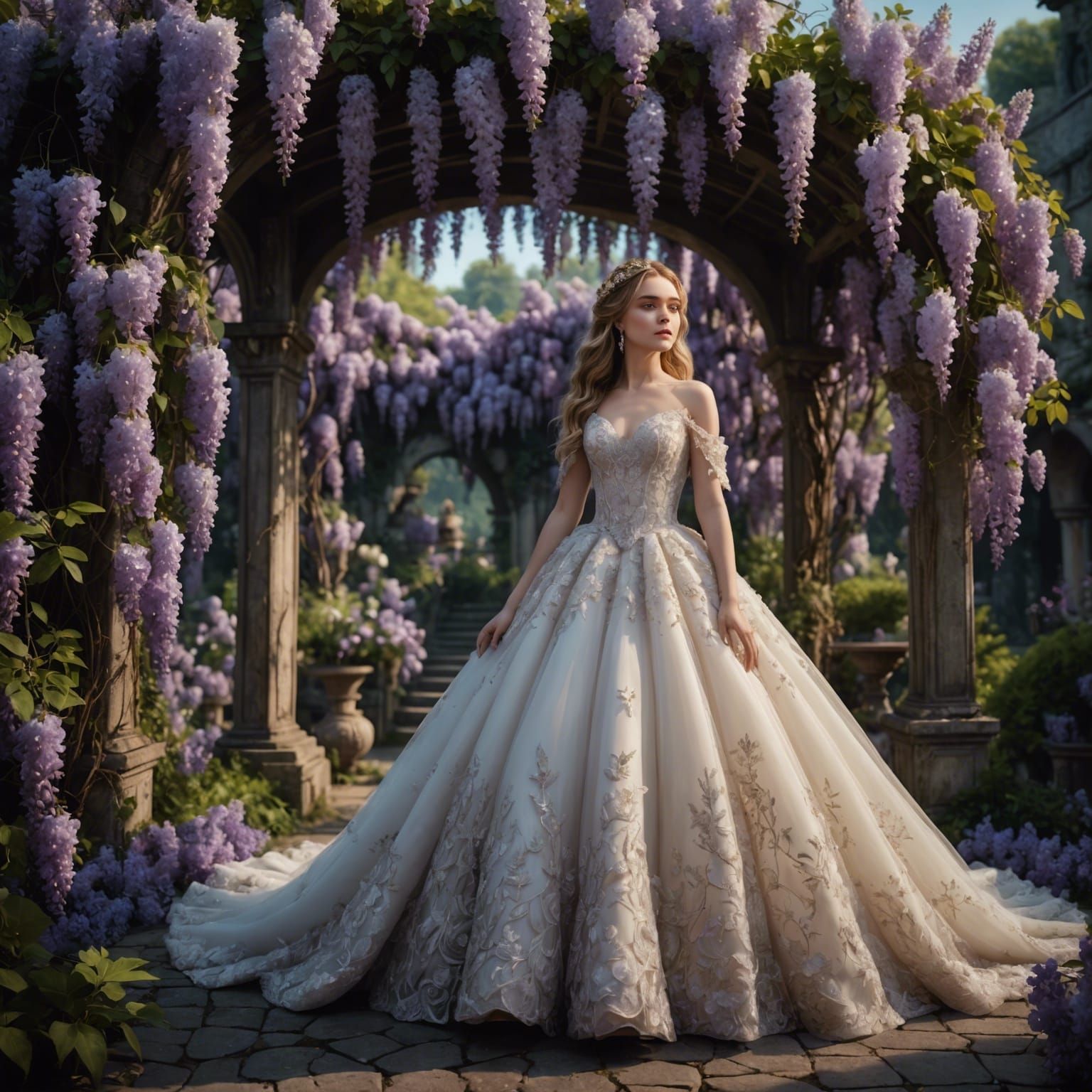 Sabrina Carpenter's Wisteria Wedding: Fantasy Concept Art