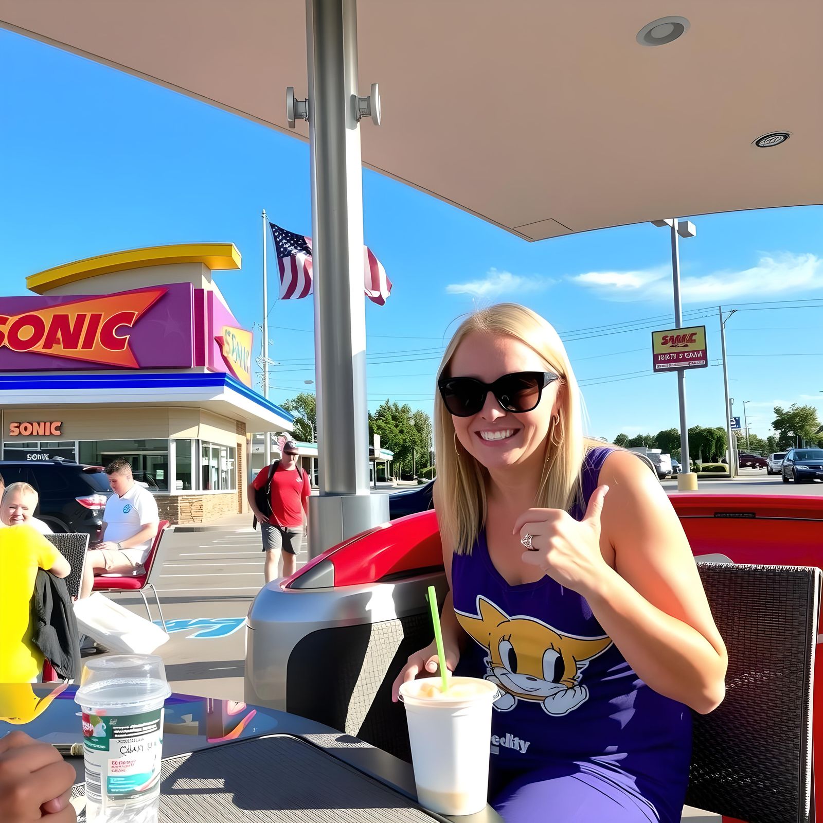 Becky's Sonic Paycheck: A Cartoon Adventure