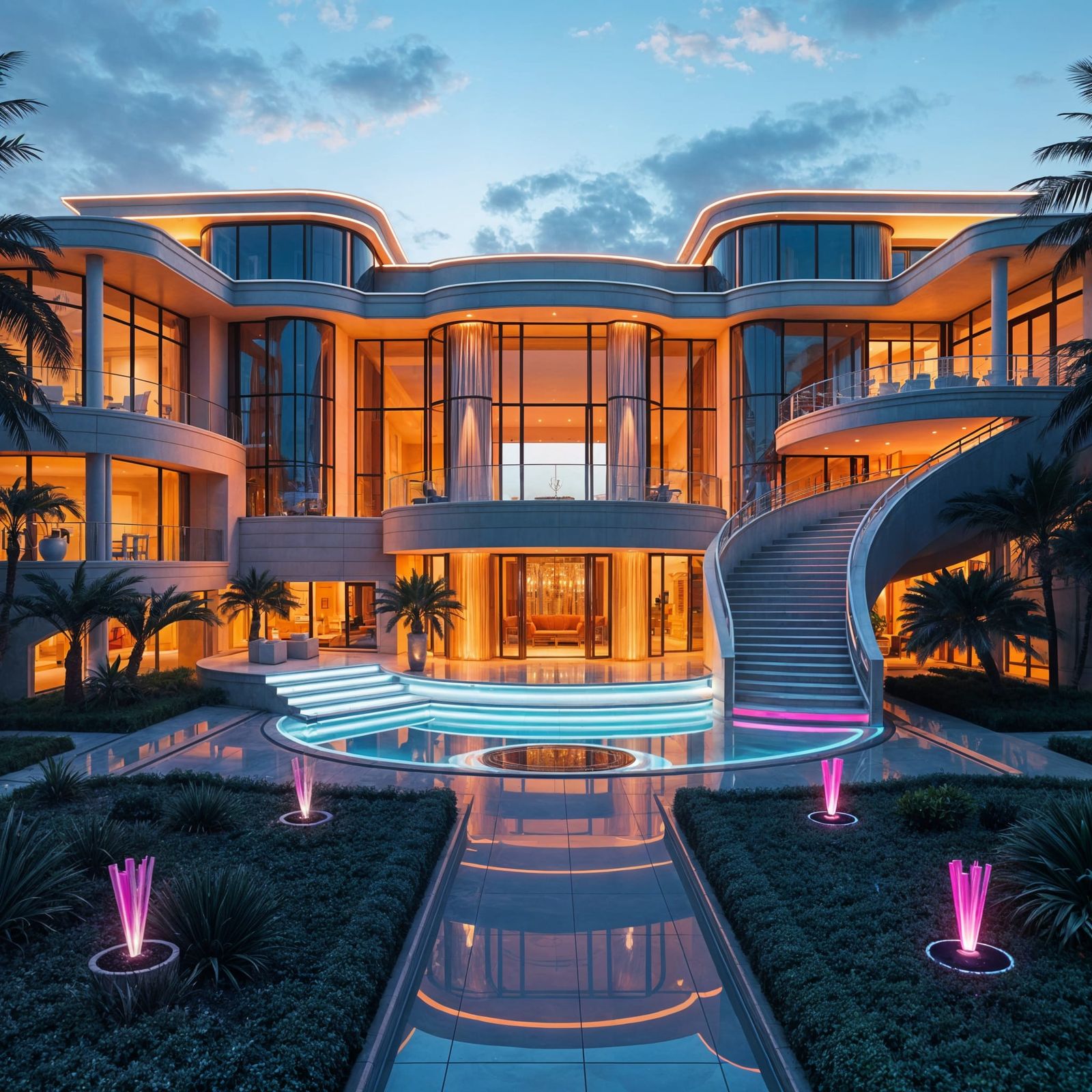 Crypto Daddies' Futuristic Supermansion