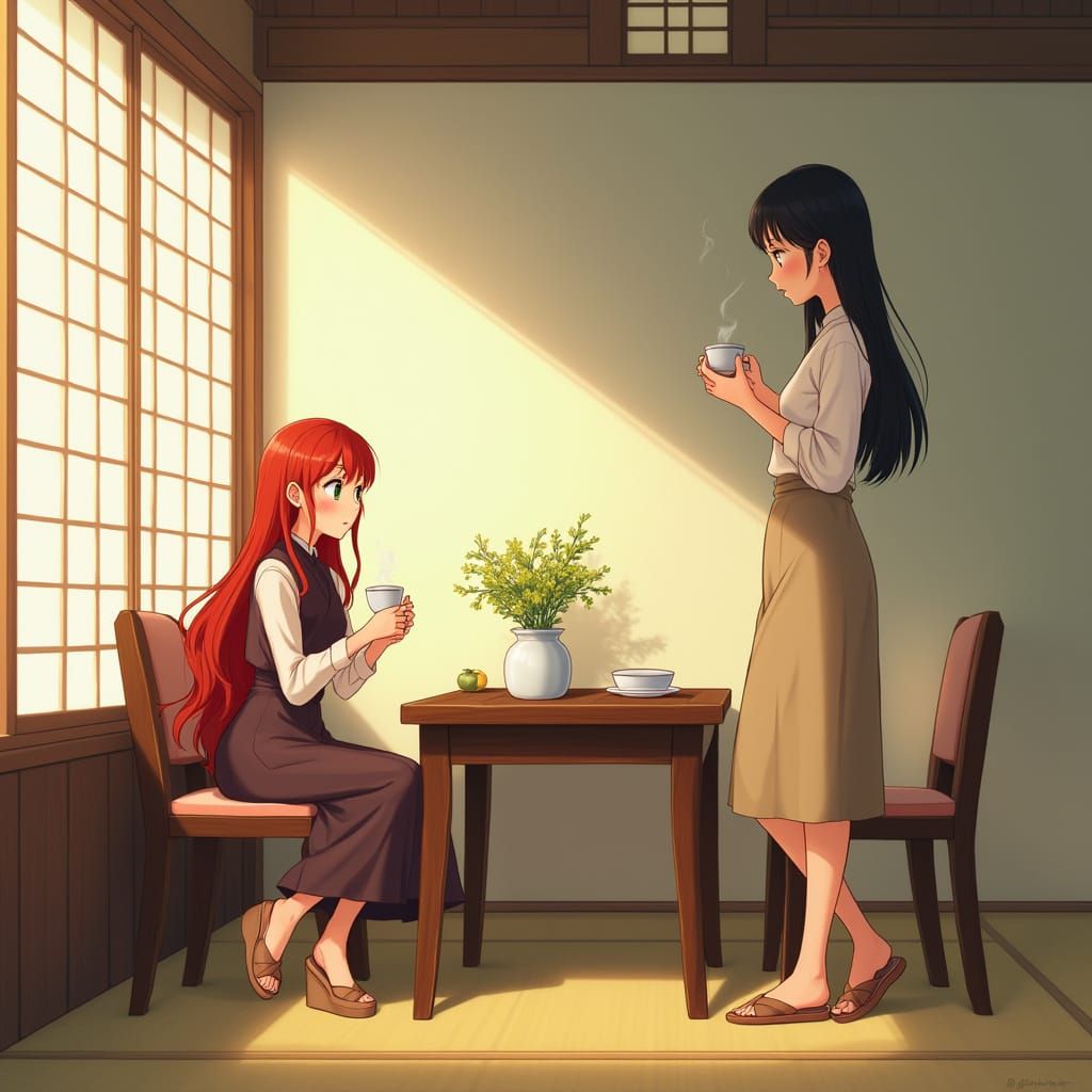 Anime Tea Ceremony: Mori-Kei and Thai Women