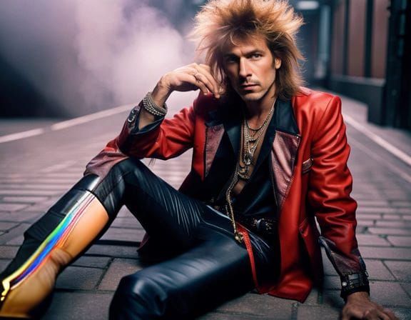 Street Style Photo in Volumetric Lighting