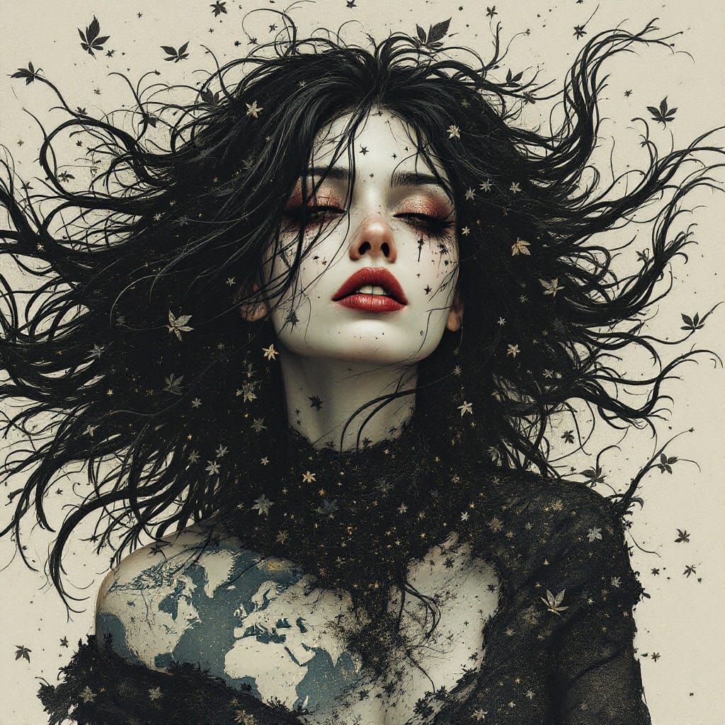 Cosmic Queen Overwhelmed by the Weight of the World