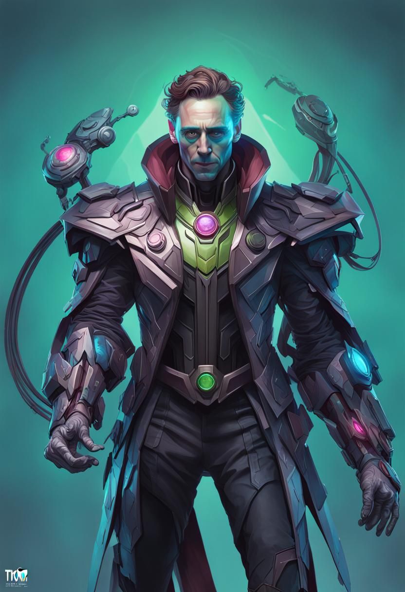 Tom Hiddleston as Brainiac: Detailed Portrait