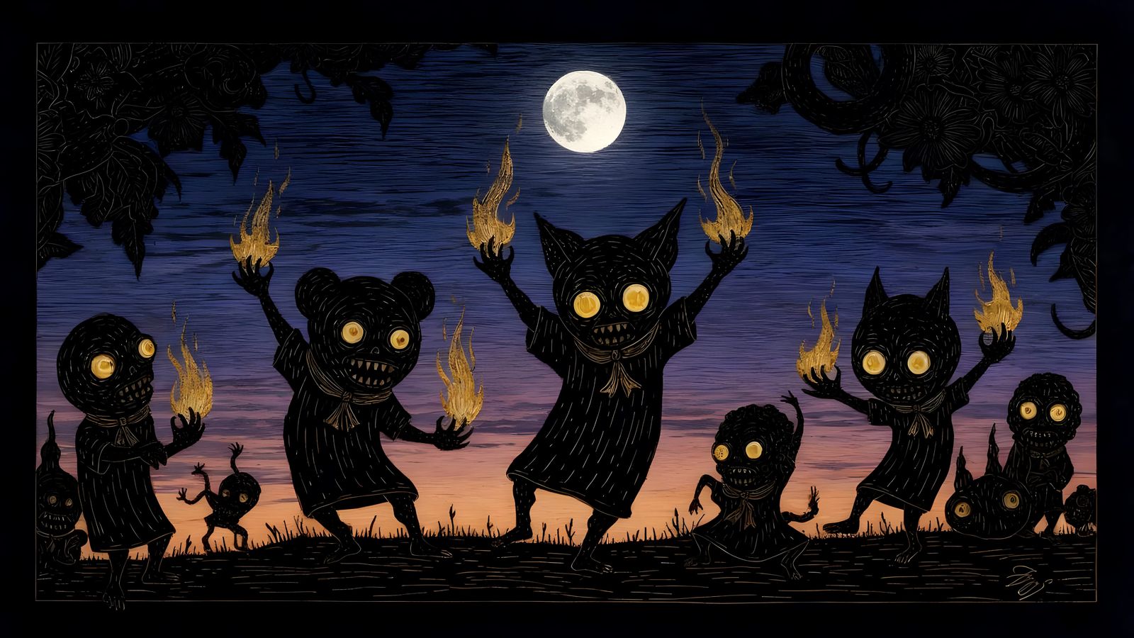 Surreal Watercolor & Encaustic Critter Celebration