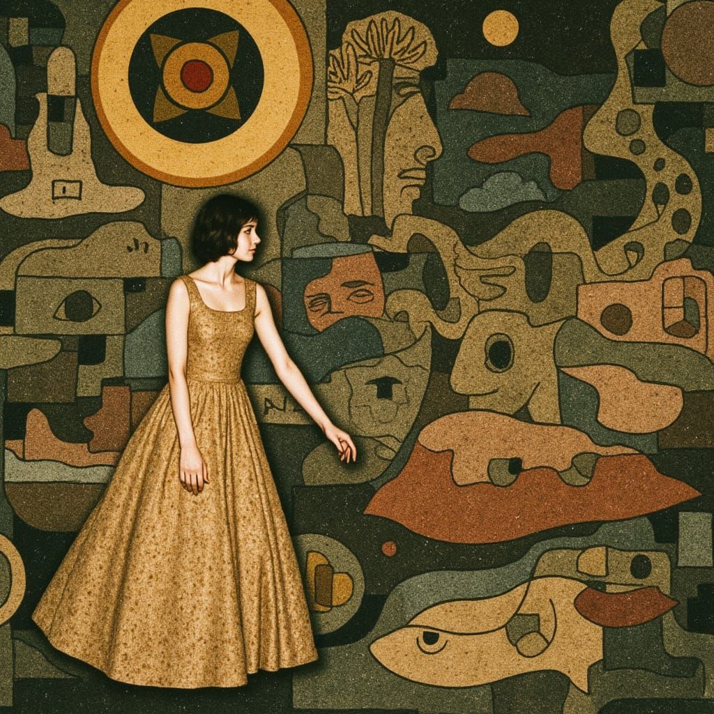 Alice Meets Clockwork Dragon in Escher Maze