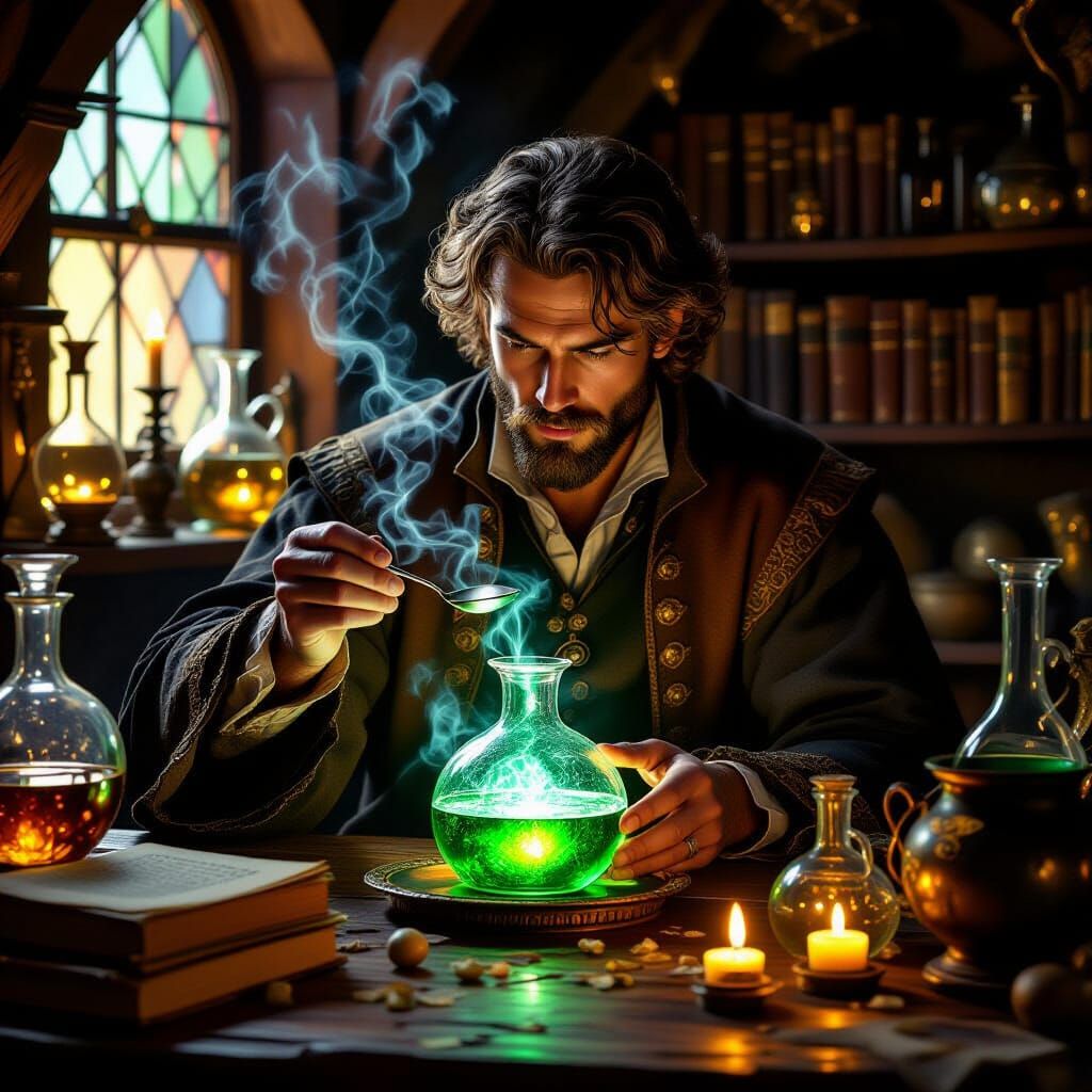 Alchemy Workshop with Emerald Elixir