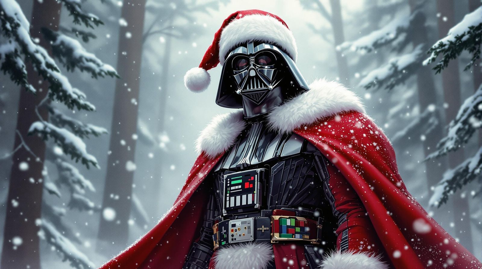 A Sith Lord Brings Joy in Winter Wonderland