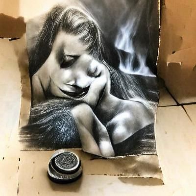 Classic Charcoal Drawing
