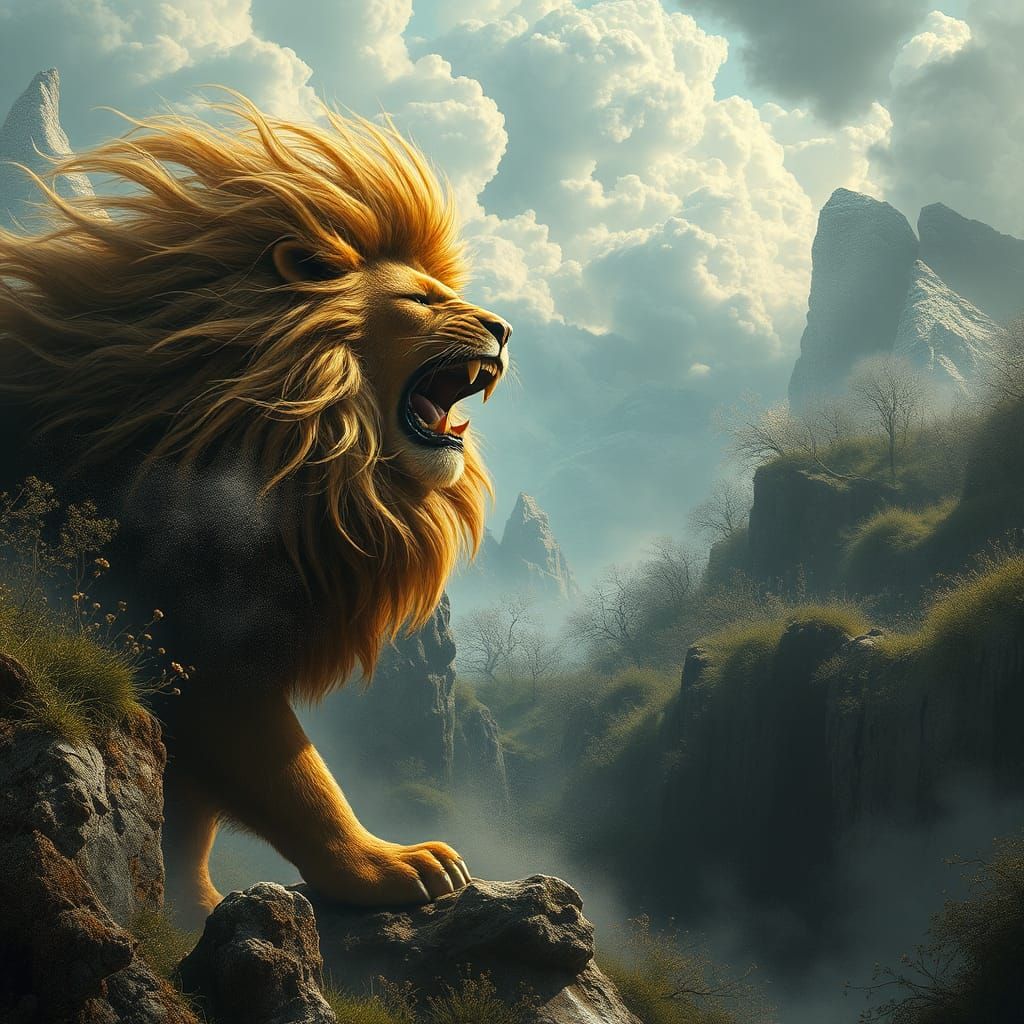 Dramatic Spring Storm: A Digital Matte Painting