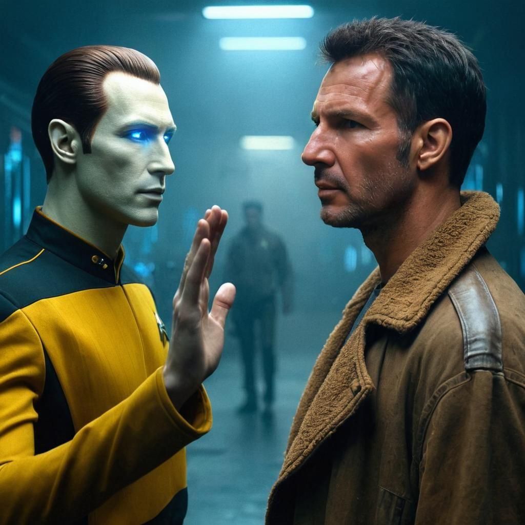 Blade Runner's Rick Deckard in Cyberpunk Los Angeles