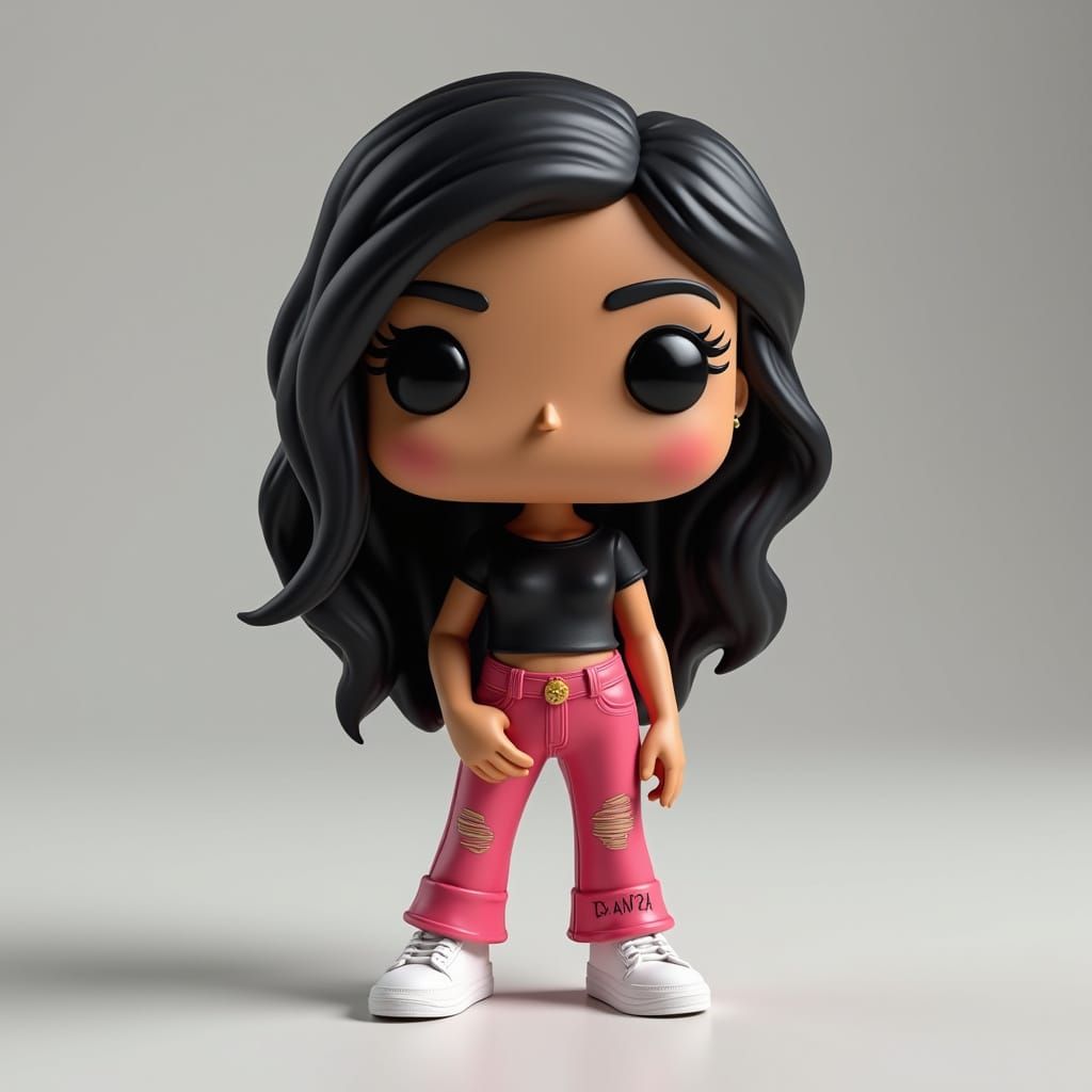 Funko Figure of Idaira with Floral Logo and Minimalist Desig...