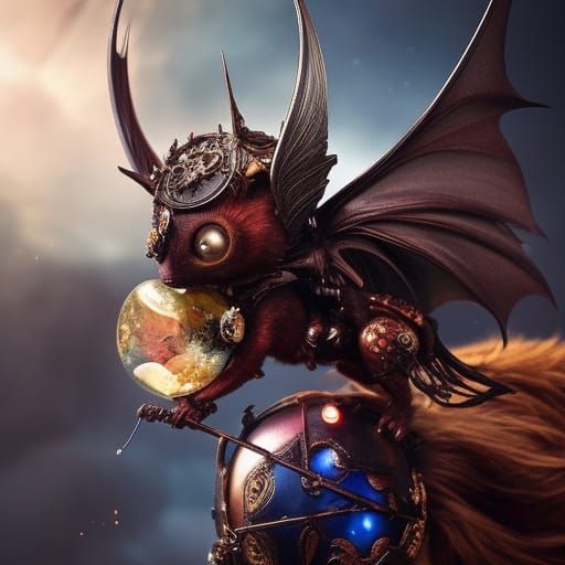 steampunky bat dude