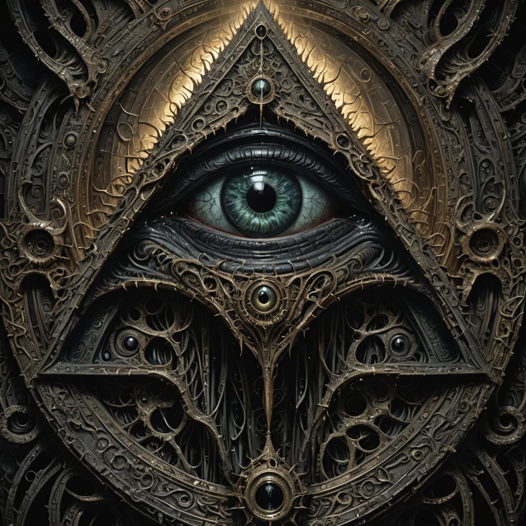 All Seeing Eye: A Cosmic Horror Illustration
