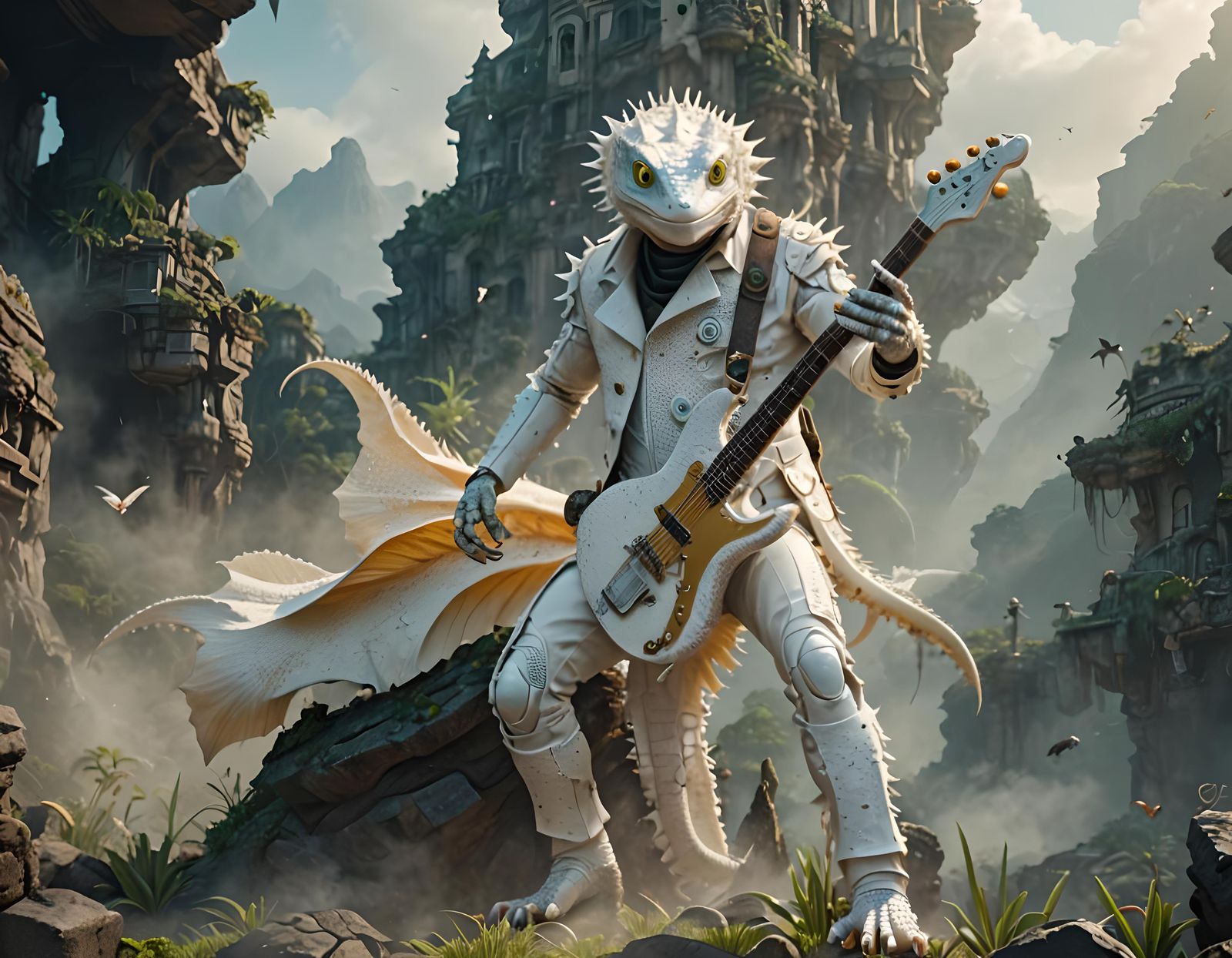 White Gecko: Epic Cinematic Guitarist