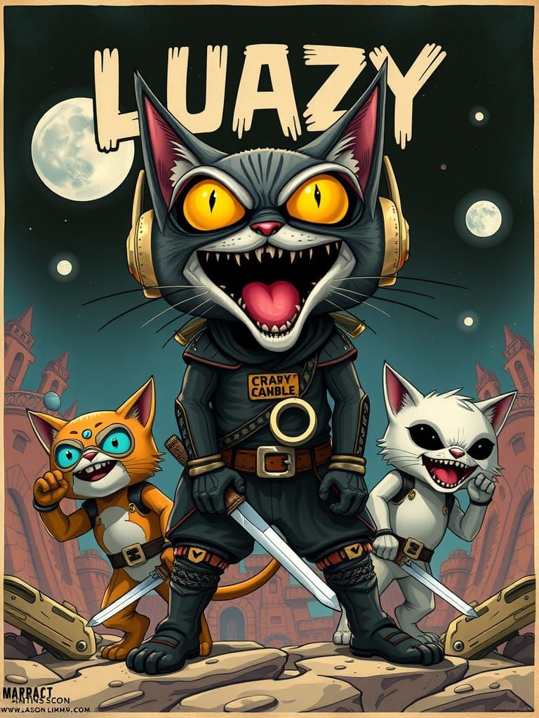Crazy cats