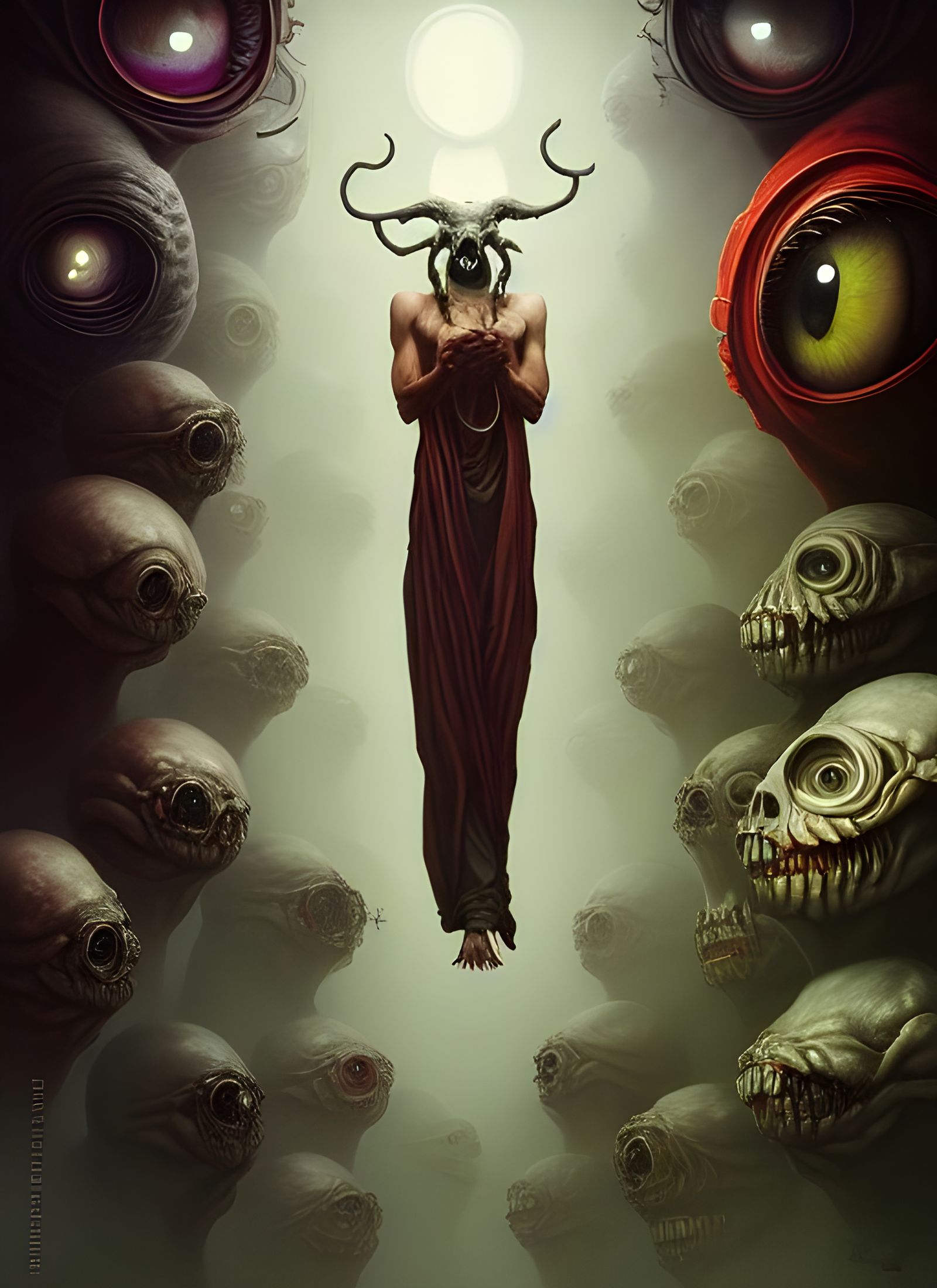 Sinister Cultist Near Apothecary Stalls