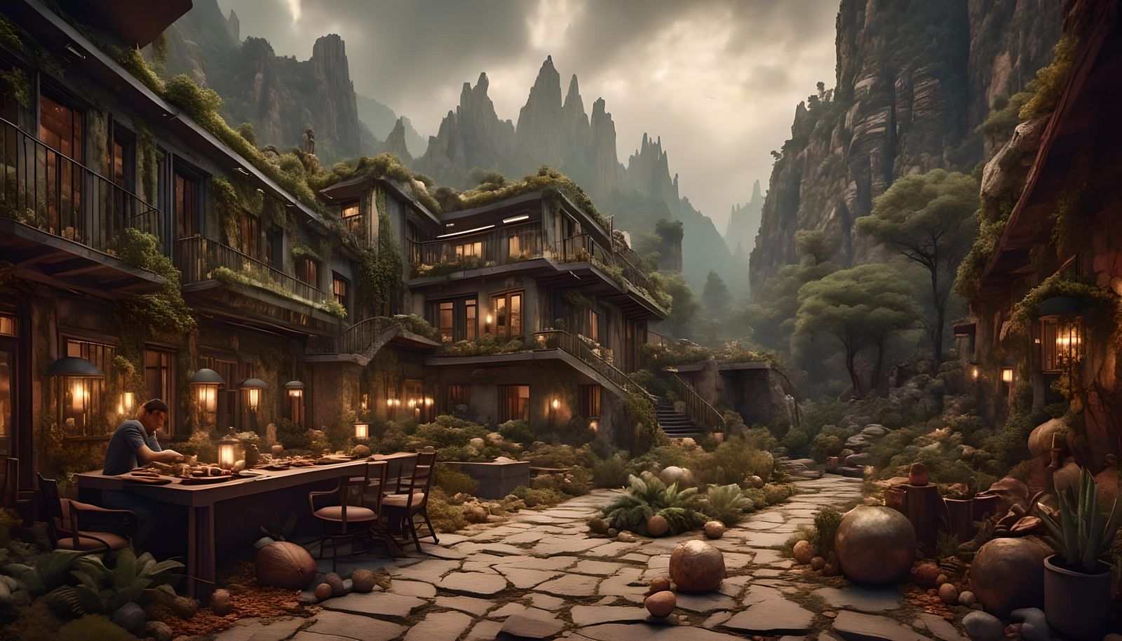 Macabre Desert Landscape