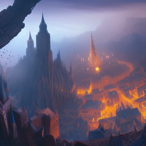 FC Barcelona Logo as Detailed Matte Painting