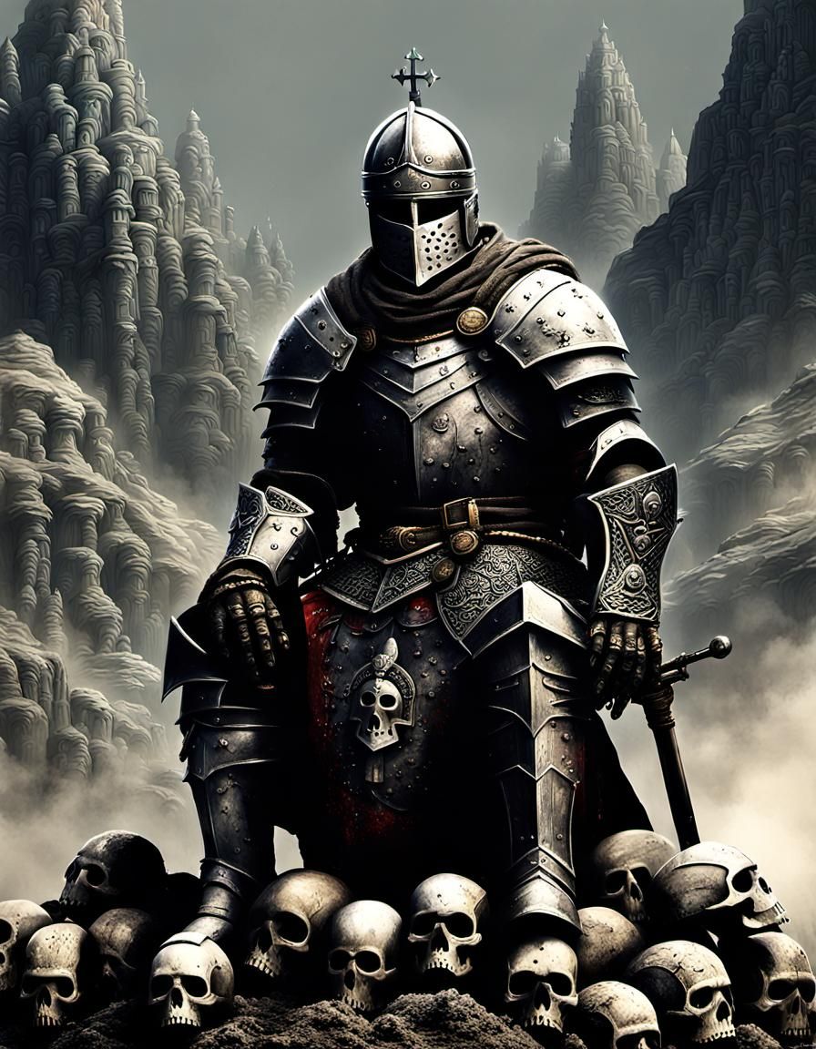 Templar Knight on Skull Mountain