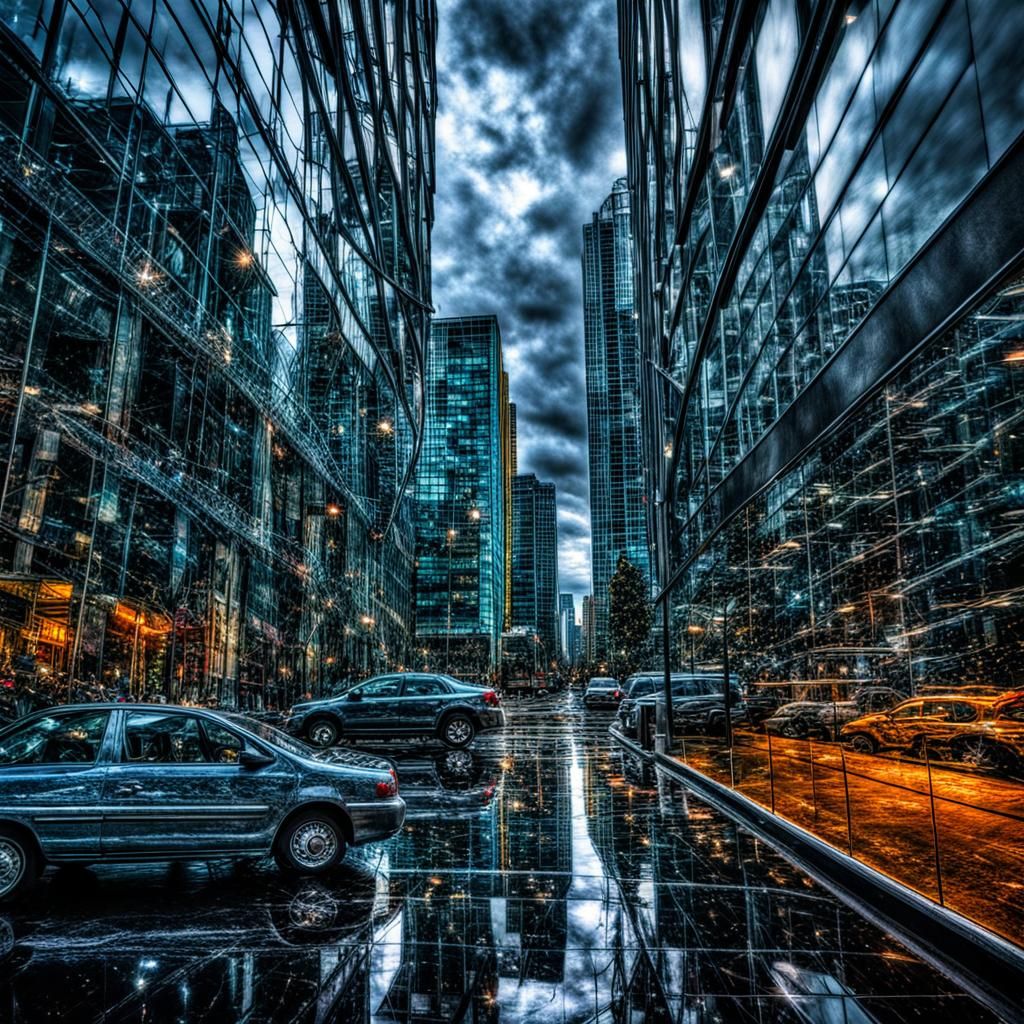 Hyperrealistic Glass with Intricate Details