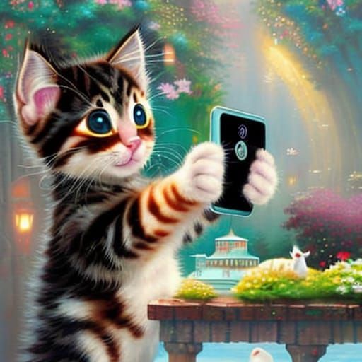 Kitten Selfie