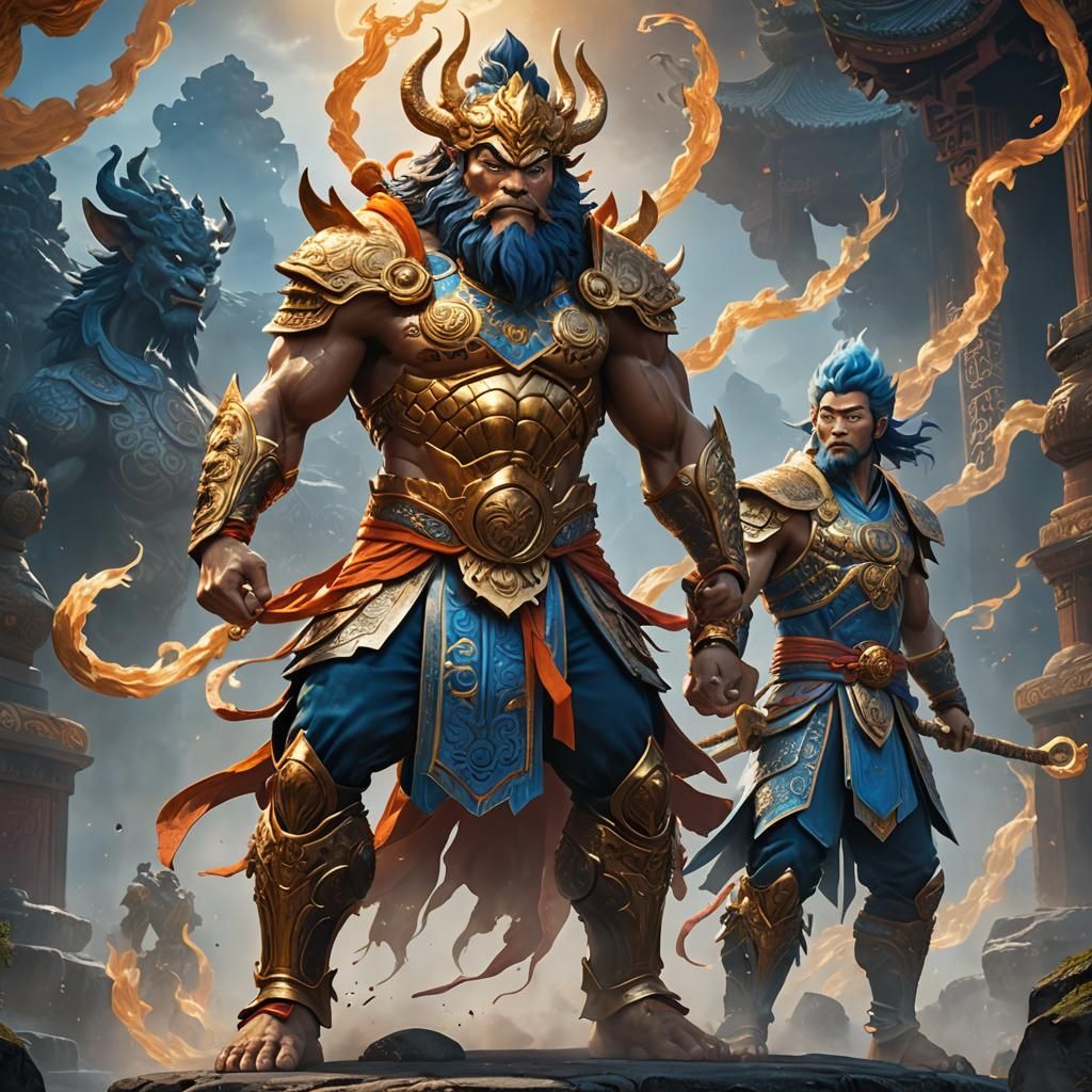 Hercules and Sun Wukong: Mythic Heroes Unite