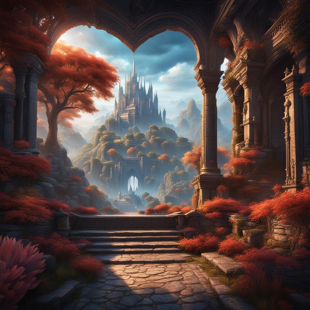 Heart with Open Eye: Fantasy Concept Art