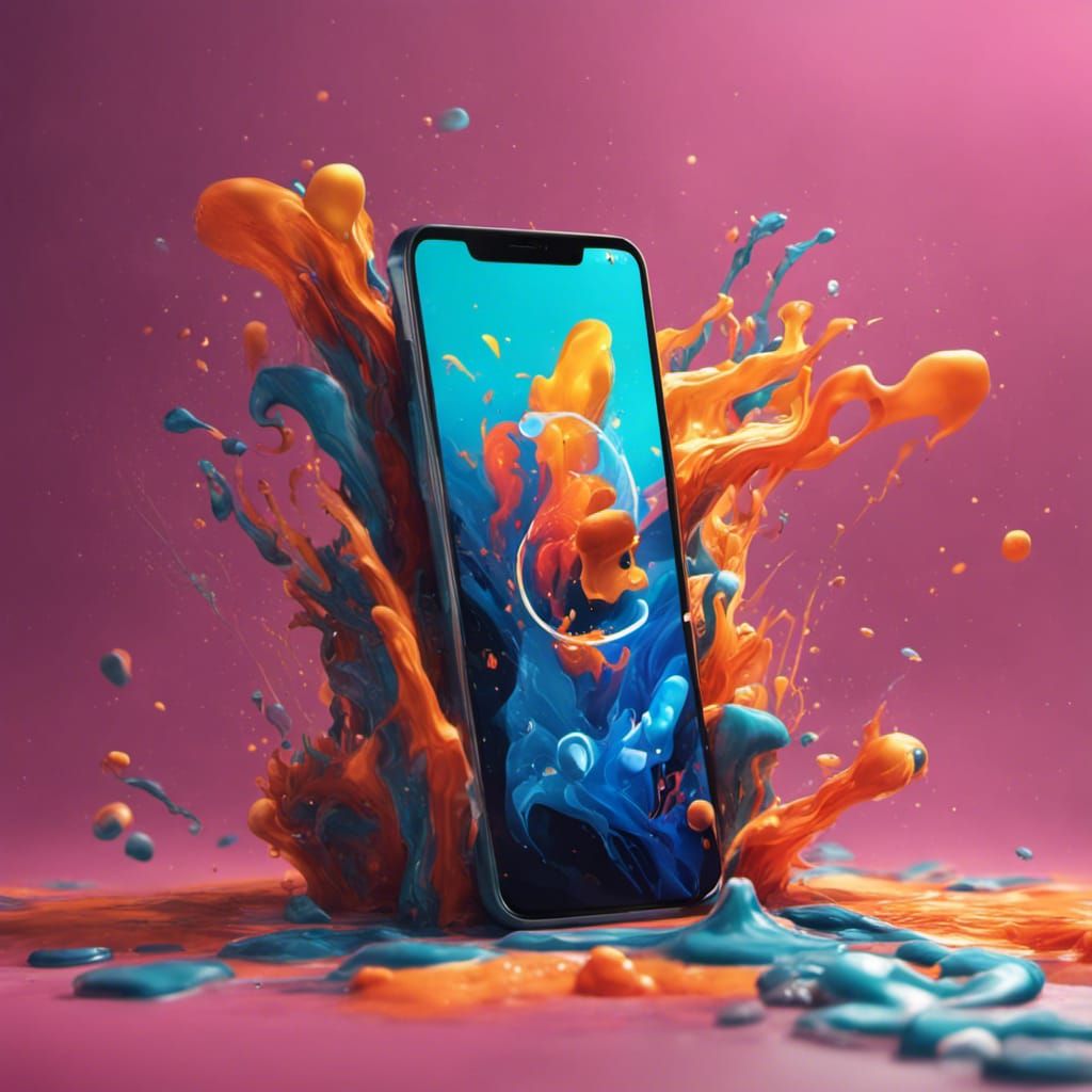 Hyperrealistic Phone Screen Melds into Reality