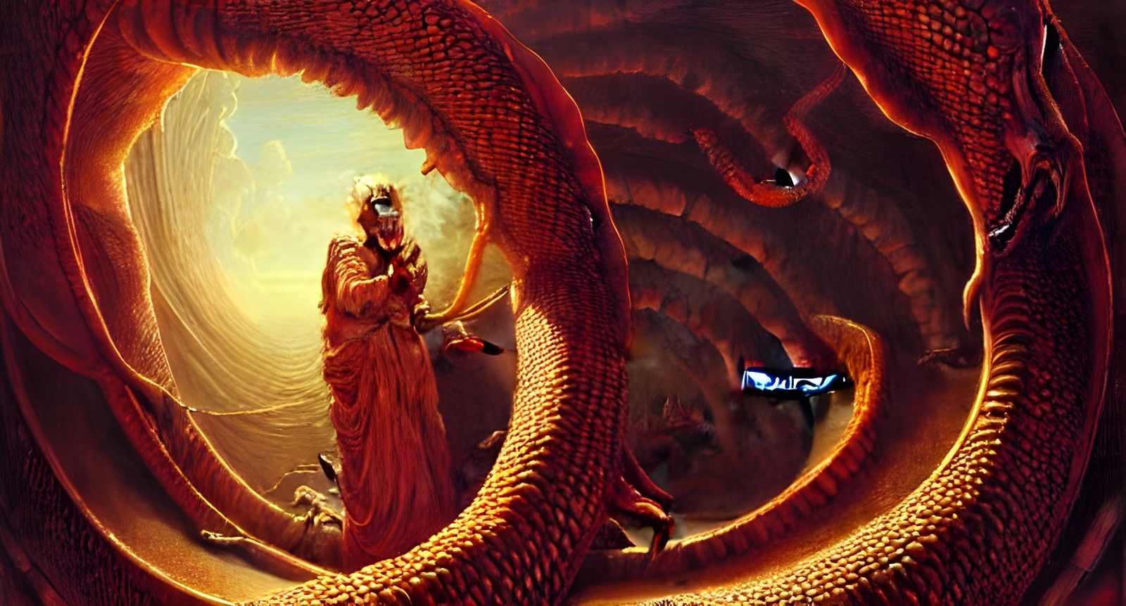 Golden Corn Dragon: A Strange Biblical Painting