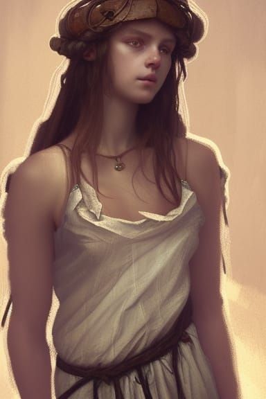 Medieval peasant girl