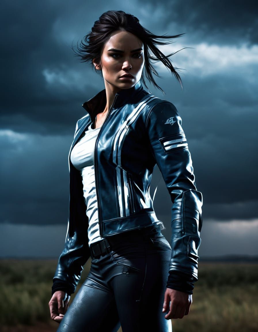 Emma Myers as Rogue in Cinematic Hyper-Realistic Digital Art