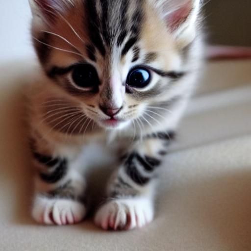 Adorable Kitten Generated by AI