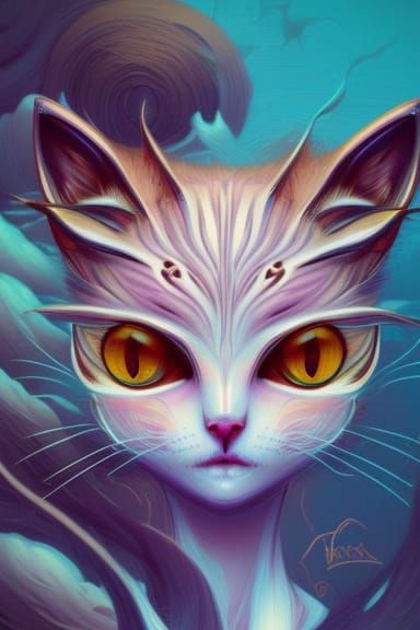 Neko cat humanoid By "Carne Griffiths" By Naoto Hattori By Simon Stålenhag by "Hsiao-Ron Cheng" By Esau Edwards By Cyril...