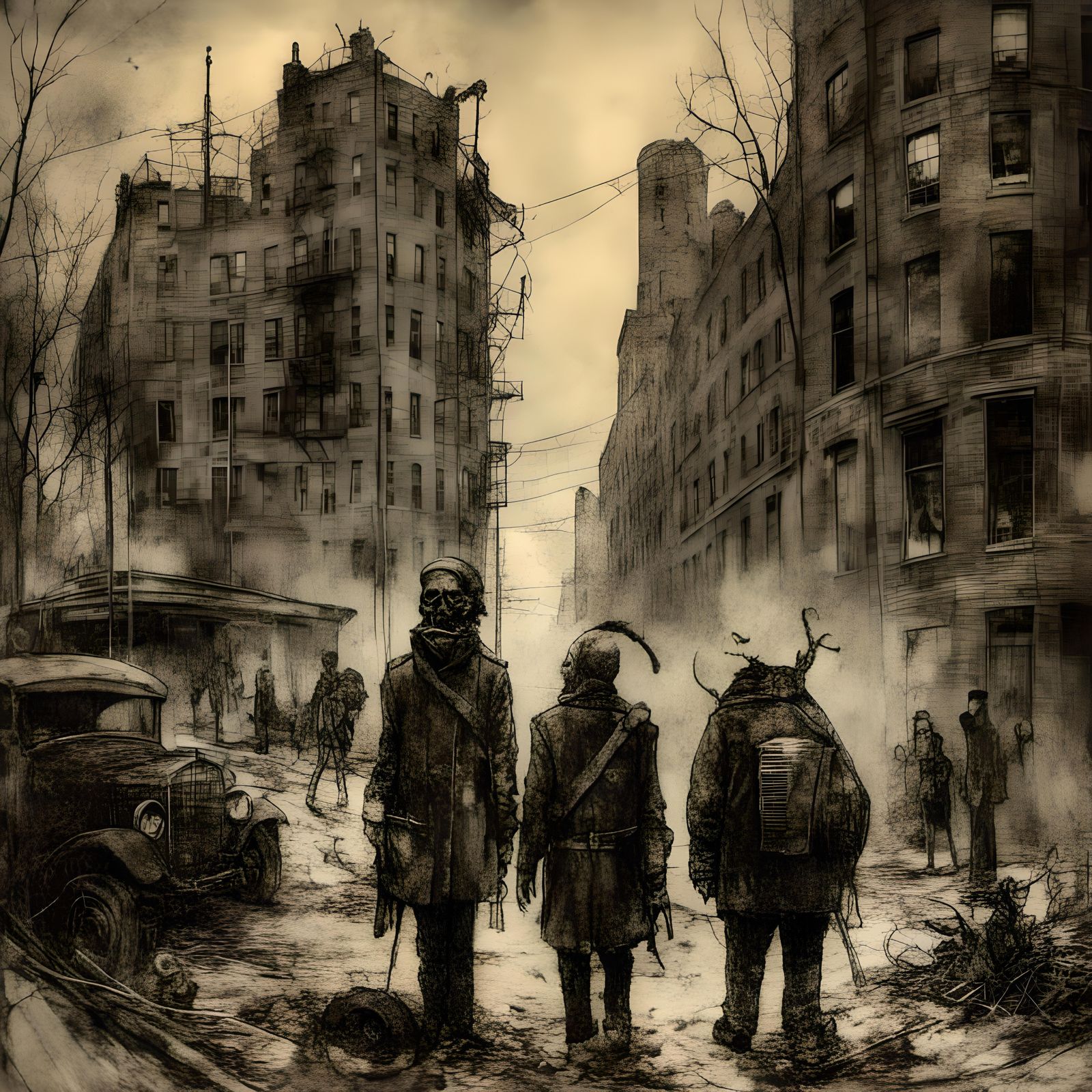 Post-Apocalyptic Scouting Mission in Gothic Style