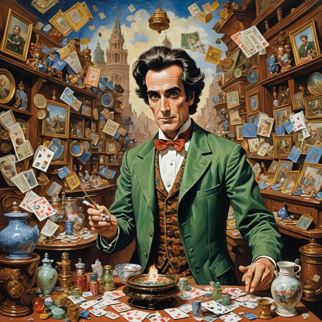 David Copperfield: Enchanting Magic in Hogarth Style