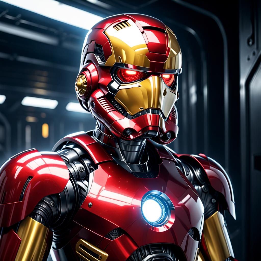 Iron Man? Stormtrooper? Wait... 💫😅